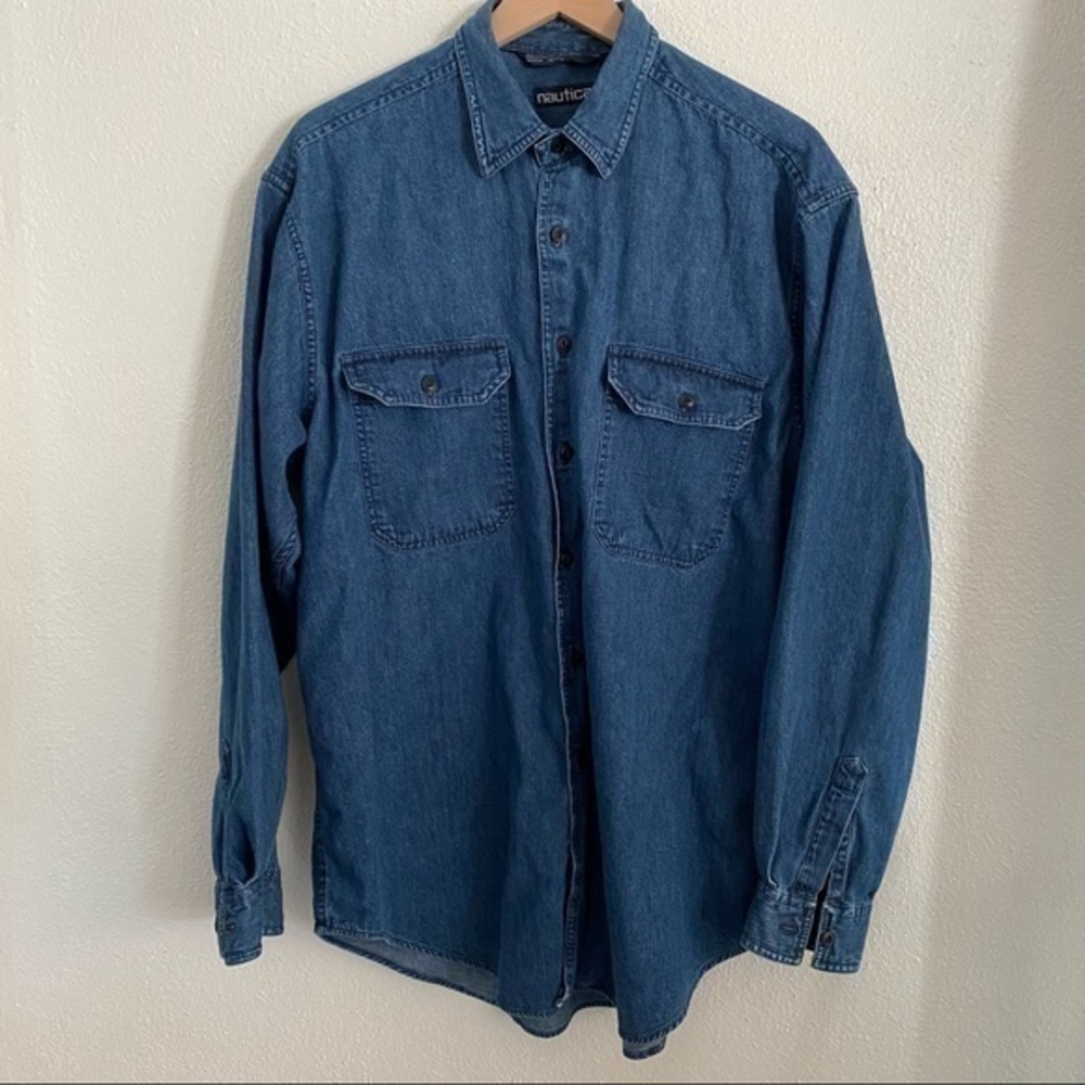 Nautica Mens Denim Shirt